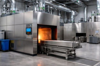 Tiago Oliva Schietti apresenta a tecnologia aplicada aos crematórios modernos.